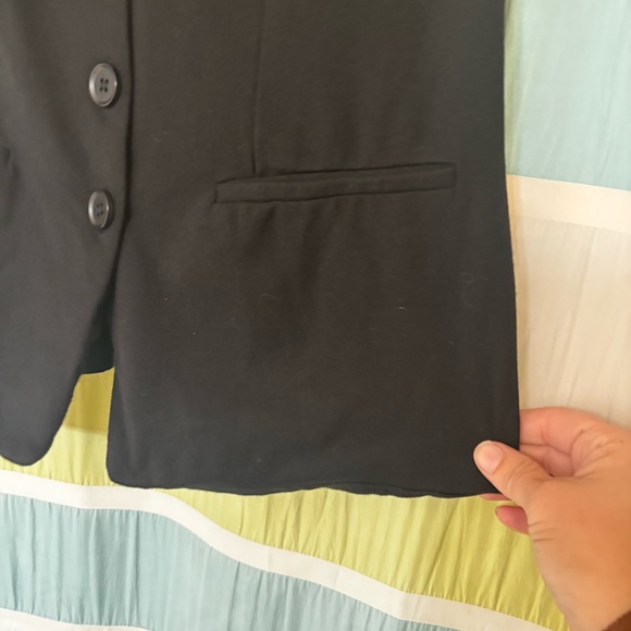 Anthropologie Sunday in Brooklyn Black Buttoned Top Sz Medium - Picture 4 of 9